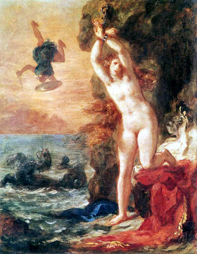 Eugene Delacroix - Perseus and Andromeda